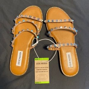 Brand new studded sandals size 7